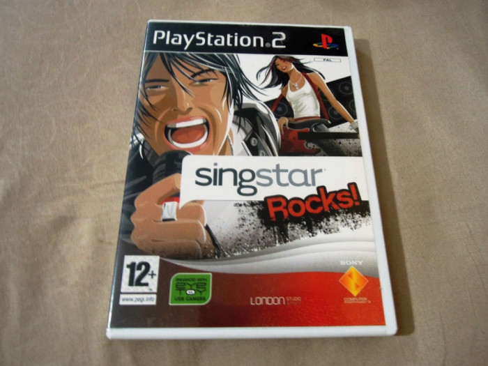 SingStar Rocks! pentru PS2, original, PAL
