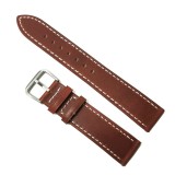 Cumpara ieftin Curea de ceas culoare Maro Inchis din piele naturala 18mm 20mm WZ5209, Time Veranda