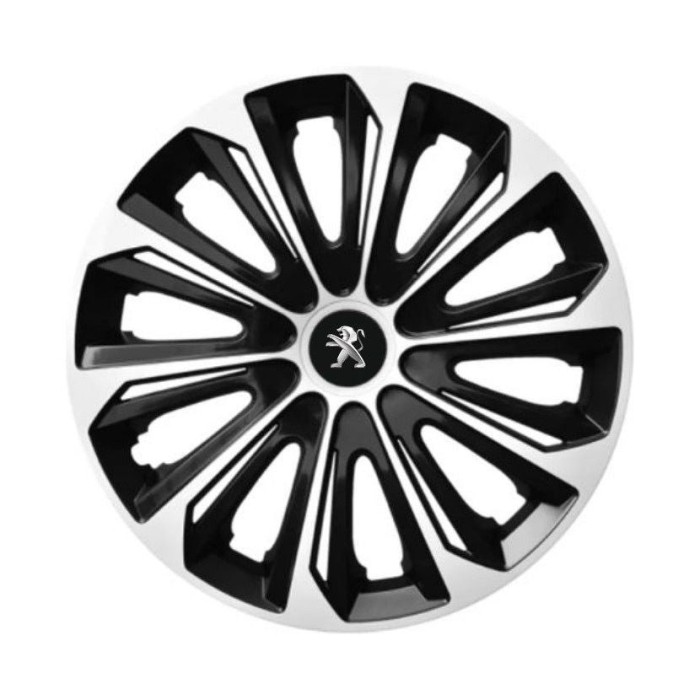 Set 4 capace roti Extra strong silver R15 Compatibil Cu Peugeot