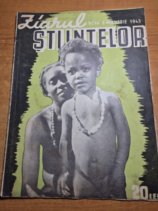 ziarul stiintelor 2 noiembrie 1943 - avioneta de turism , noua ginee