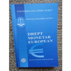 Drept monetar european - Roxana-Daniela Paun