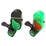 Set 2 avertizori HBL02-04 / senzori de pescuit, aplicare direct pe lanseta cu baterii incluse