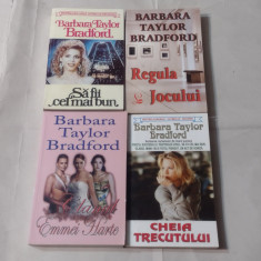 BARBARA TAYLOR BRADFORD - LOT 4 CARTI:SA FI CEL MAI BUN+REGULA JOCULUI+CLANUL...