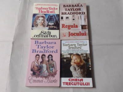 BARBARA TAYLOR BRADFORD - LOT 4 CARTI:SA FI CEL MAI BUN+REGULA JOCULUI+CLANUL... foto