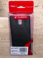 Husa de protectie Allview Silicon pentru A9 Lite, Semitransparent/Gri SIGILAT foto