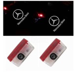Set 2 Lampi LED Proiectie Logo Usa Portiera Mercedes Benz &ndash; Lumini Welcome Plug&amp;Play