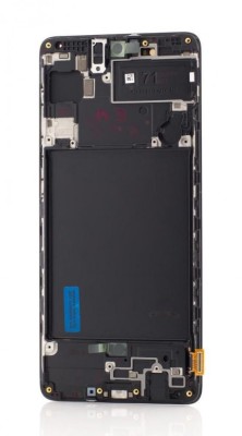 LCD Samsung Galaxy A71, A715F, Negru, Service Pack foto