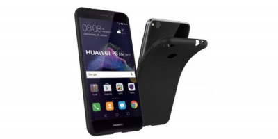 Husa TPU Silicon pentru Huawei P9 Lite 2017/P8 Lite 2017, Negru foto