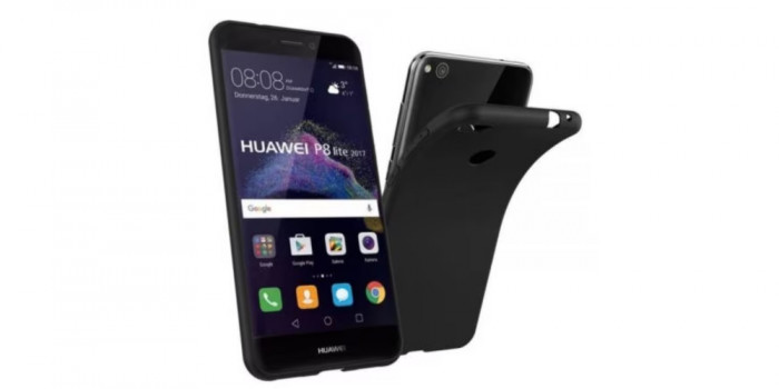 Husa TPU Silicon pentru Huawei P9 Lite 2017/P8 Lite 2017, Negru