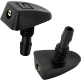 Cumpara ieftin Set 2 duze universale pentru spalare parbriz, reglare flux 360 , tip ceata, plastic rezistent, 0.9 x 1.6 x 2.6 cm, culoare neagra