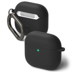 Husa AirPods 4 Ringke Silicone, negru foto
