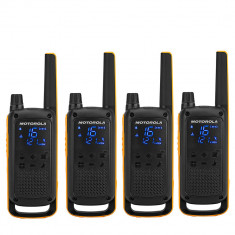 Aproape nou: Statie radio PMR portabila Motorola TALKABOUT T82 Extreme Quad set cu