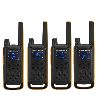 Aproape nou: Statie radio PMR portabila Motorola TALKABOUT T82 Extreme Quad set cu foto