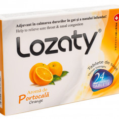 Supliment alimentar cu aroma de portocale Lozaty, 24 tablete, Sprint Pharma