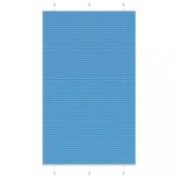 vidaXL Jaluzea plisată Albastru 120x200 cm Lățime țesătură 119,4 cm