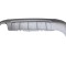 Spoiler bara spate spate VOLVO S60/V60 (Y20), 04.2010-05.2013, silver; cu gaura evacuare pe stanga; TUNING,