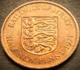 Cumpara ieftin Moneda exotica HALF NEW PENNY - JERSEY, anul 1971 * cod 1080 B, Europa