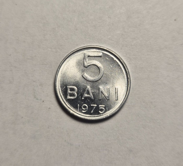 5 bani 1975 UNC Superb