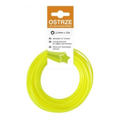 Fir taietor 15m, 1.65mm (sectiune stea) (MC), pentru motocoasa, YTGT-0043.15 foto
