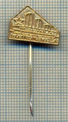 Y 414 INSIGNA- TRGM.ENGELSA-M.Z.BANIJA- SERBIA-IUGOSLAVIA -PENTRU COLECTIONARI foto