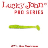 SHAD LUCKY JOHN TIOGA PRO SERIES LIME CHARTREUSE 6.1CM 9BUC/PLIC