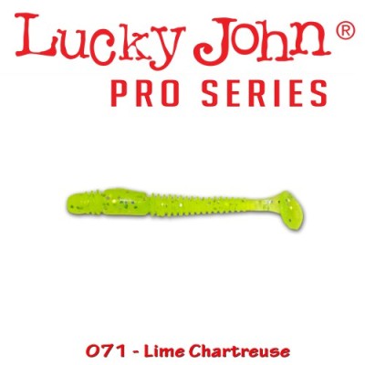 SHAD LUCKY JOHN TIOGA PRO SERIES LIME CHARTREUSE 6.1CM 9BUC/PLIC foto