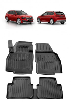 Set Covorase Auto Cauciuc Umbrella Pentru Skoda Kamiq (2019-) foto