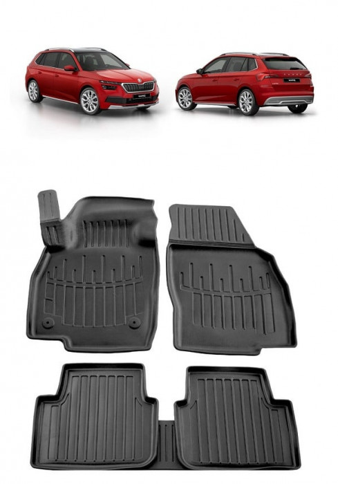 Set Covorase Auto Cauciuc Umbrella Pentru Skoda Kamiq (2019-)