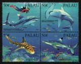Palau 1993 - Rechini, fauna marina, serie neuzata