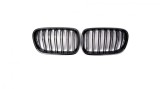 Set 2 grile duble, negru lucios, M Design pentru BMW X3 F25 Nonfacelift
