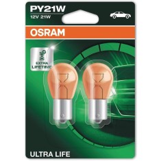 Set 2 Becuri Auto Semnalizare PY21W Osram Ultra LIfe 12V 21W