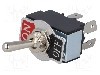 Intrerupator basculant, 2 pozitii, mod comutare OFF-ON, DPST, SCI - R13-28F-01-HPH foto