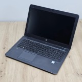 Laptop Refurbished HP ZBook 15U G3, I7-6500U, 8 GB RAM, 256 GB SSD NOU, Windows 10 Pro, Placa Video AMD FirePro W4190M, Webcam, Tastatura US/UK Noua,