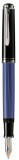 STILOU SOUVERAN M405 M PENITA AUR 14K PLACAT PALADIU NEGRU/ALBASTRU