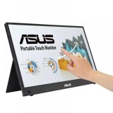 Monitor portabil LED IPS Asus ZenScreen 15.6, Full HD, Touchscreen, Negru