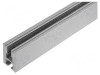 Profi Profil Aluminiu Plat pentru Module LED Transparent 2m
