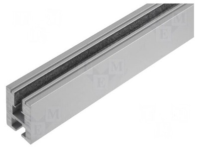Profi Profil Aluminiu Plat pentru Module LED Transparent 2m foto