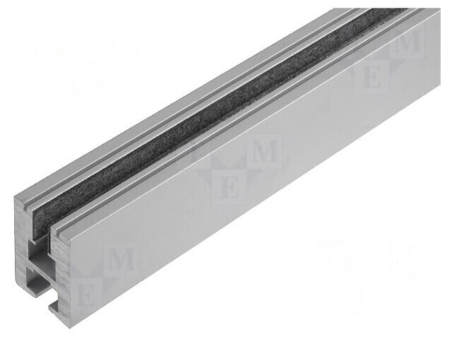 Profi Profil Aluminiu Plat pentru Module LED Transparent 2m