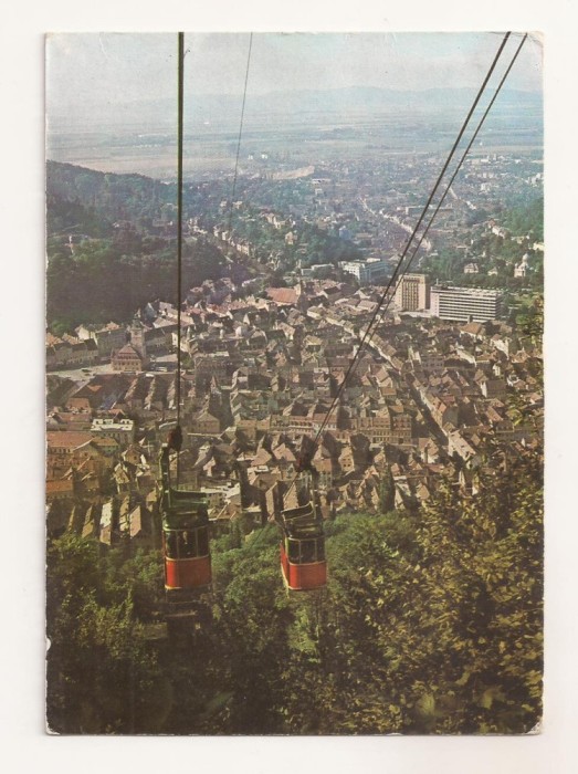 RF41 -Carte Postala- Brasov, vedere generala, circulata 1976