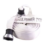 Furtun pompier cu capete Micul Fermier, 20 m, 2 inch, panza