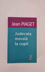 Jean Piaget Judecata morala la copil foto