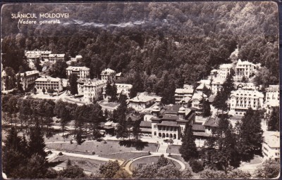 AMS - ILUSTRATA/VEDERE 922 SLANICUL MOLDOVEI, 1960, CIRCULATA foto