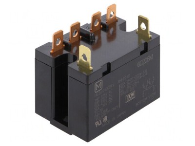 Releu Electromagnetic DPST-NO 24VDC HE2AN foto