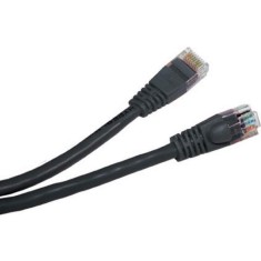 PATCH CORD UTP GEMBIRD Cat5e, cupru-aluminiu, 1 m, negru, AWG26, &quot;PP12-1M/BK&quot; (timbru verde 0.08 lei)
