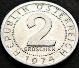 Moneda 2 GROSCHEN - Austria 1974 * cod 273 = excelenta