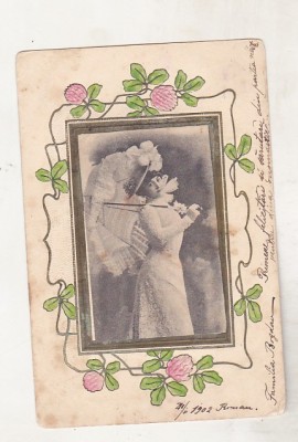 bnk cp Felicitare - 1902 - uzata foto