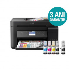 Multifunctionala Inkjet Color Epson L6170 CISS A4 Duplex Retea Wi-Fi Negru foto