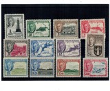 Virgin Islands 1952 - Uzuale George VI, serie neuzata