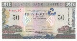 Bancnota Irlanda de Nord ( Ulster Bank ) 50 Pounds 1997 - P338 UNC ( vezi descriere )