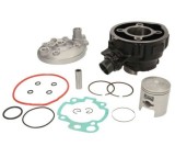 Set motor + chiulasa Aprilia RS - RX - Motorhispania - Peugeot XR6 - Rieju - Yamaha TZR (Minarelli AM6) 2T LC 80cc D47.00 mm bolt 12